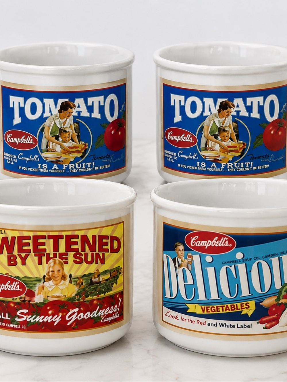 Campbell’s 2005 Houston Harvest Soup Mugs – Set of 4